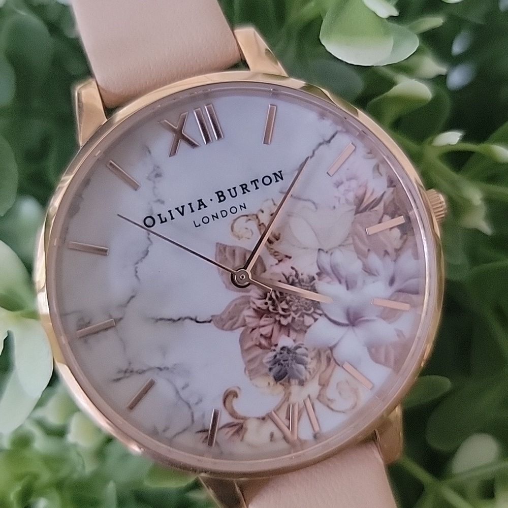 Olivia Burton rose gold floral watch - Picture 2 of 7